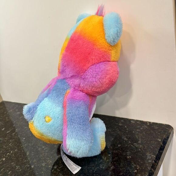 CARE BEARS  13.75” Medium Plush - Dare To Care Rainbow Star Kids Toy Age 4+ - Picture 7 of 10